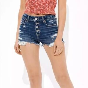 American Eagle “Hi-Rise Shortie” Shorts